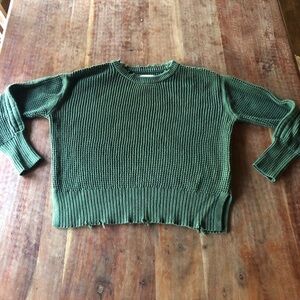 Pistola Sweater Olga Waffle Knit in Hunter Green